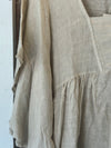 Flutter French Linen Dress
