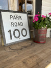 Vintage 100 Highway Sign