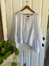 Poncho linen blouse