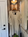 Flutter French Linen Dress