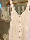 Shell Button Lined Sundress