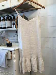  Strappy Natural Linen Sun Dress