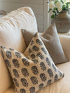 Neutral Textured Taupe Pillow Cover