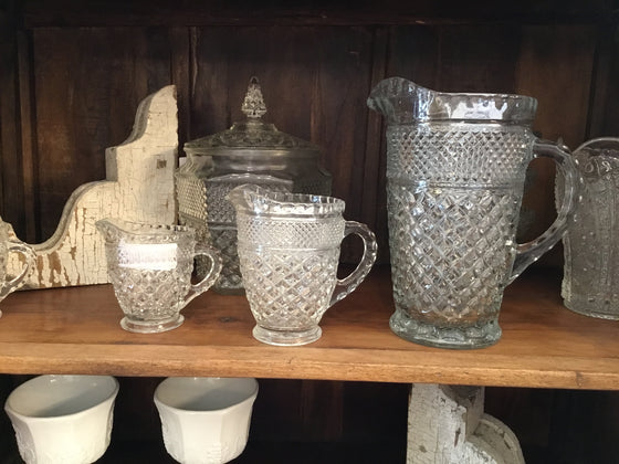 Vintage Pressed Glass