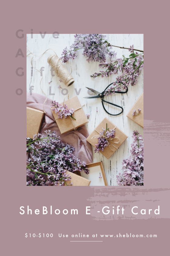 SheBloom Shop E-Gift Cards