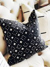 Black & Ivory Cross Mud Cloth Pillow Cover