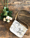 Black X Dot & White Cross Body Bag