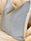 Vintage Washed Green Linen Pillow Cover