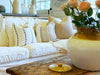 Willow White Designer Neutral Pillow Cover