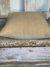 Vintage Wash Mustard Linen Pillow Cover