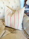Skinny Stripe Vintage Grain Sack Pillow Cover