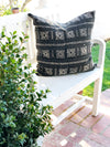 Floral Mud Cloth Pillow Cover