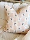 Quilt Linen Pillow Cover