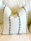 Willow White Designer Neutral Pillow Cover