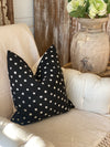 Bonnie Black Dot Pillow Cover