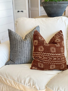  Ray Rust Mud Cloth Pillow Cover
