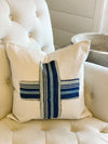 Indigo Cross Pillow Cover