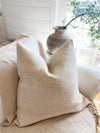 Natural Vintage Grain Sack Pillow Cover