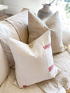 Natural Vintage Grain Sack Pillow Cover