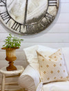 Off White Jennifer Golden Mustard Linen Pillow Cover